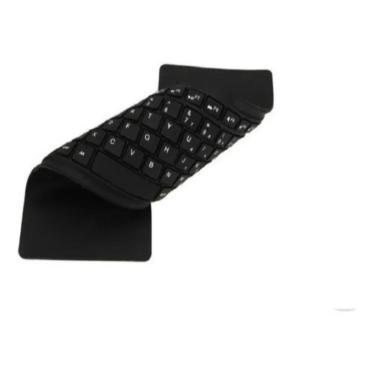 Imagem de Teclado de silicone flexivel para pc ou notebook com cabo usb