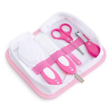 Imagem de Kit Higiene Cuidados Para O Bebê 5 Peças Com Necessaire - Pimpolho Bab
