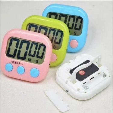 Imagem de Timer Digital Temporizador de Cozinha Contagem Regressiva Cronômetro c