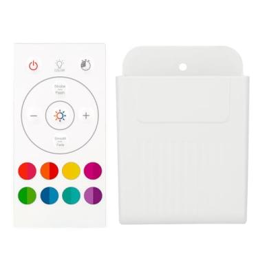 Imagem de Controle remoto de substituição para fita de luz GE TV TAP084UB0230R8RWBKRMC, o mesmo com a imagem do item, com suporte de montagem na parede