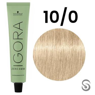 Imagem de Igora Zero Amm 10/0 Louro Ultraclaro 60 ml - Schwarzkopf, UNICA
