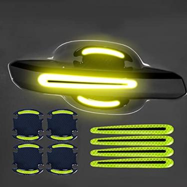 Imagem de Forte Resistência Ao Desgaste da Adesão Forte, Filme Protetor de Maçaneta de Porta de Carbono de Fibra de Carbono ABS Transparente e Fino, Super (Porta de port