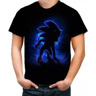 Imagem de Camiseta Camisa Sonic Jogo Game Filme Knuckles Shadow Hd 07 - loja din
