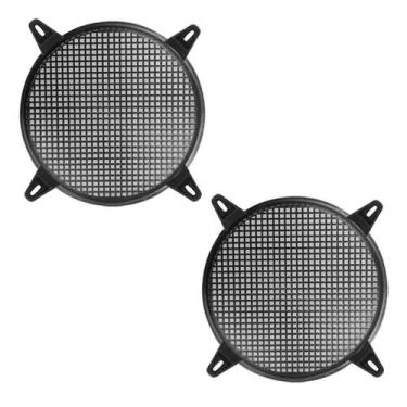 Imagem de Par Tela Alto Falante 8 Polegadas Proteção Som Com Garra - PERMAK