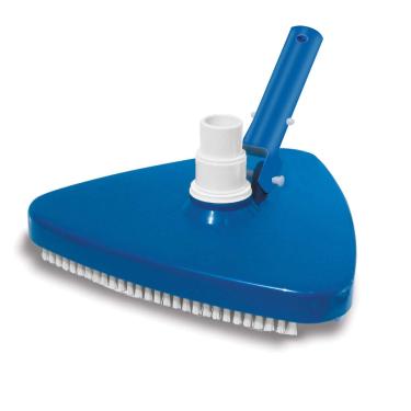 Imagem de CREPRO Cabeça de aspirador de pó de vinil triangular, aspiradores de piscina pesados para piscinas acima do solo e piscinas interiores