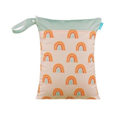Imagem de Bolsa de Fraldas à Prova d'Água Portátil - Bolsa Seca e Molhada para N