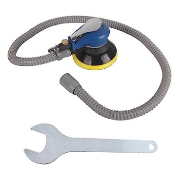 Imagem de Lixadeira pneumática a ar de 12,7 cm 10.000 RPM máquina de polimento a cera para coleta de poeira para pintura de carro carpintaria