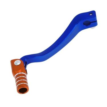 Imagem de INFINAUTO Alavanca de câmbio dobrável de motocicleta para Kayo T6 Braço de alavanca de mudança de pedal liga de alumínio azul laranja prateado