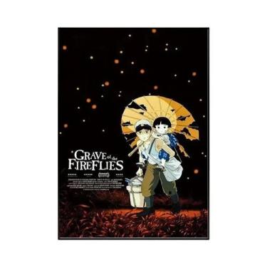 Imagem de Miyazaki Ghibli Anime Grave of the Fireflies Canvas Wall Art Poster Im