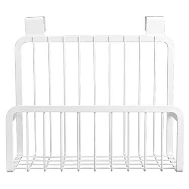 Imagem de Cesta de armazenamento suspensa para uso doméstico, cesta suspensa para armário de cozinha, organizador de rack de armazenamento de porta de banheiro