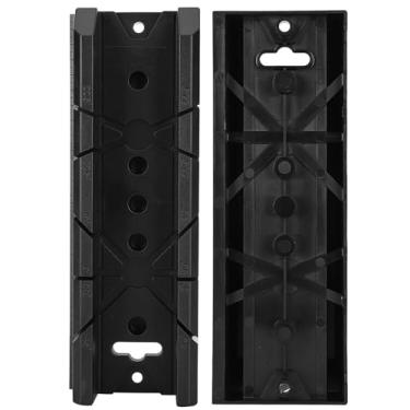 Imagem de Mitra Caixa 0/22.5/45/90 Grau Guia de Corte Oblíquo, Projeto do Orifício para Parafuso para Fixação Mesa de Trabalho, Material Leve ABS, Adequado para Madeira, Gesso, Telha, (801)