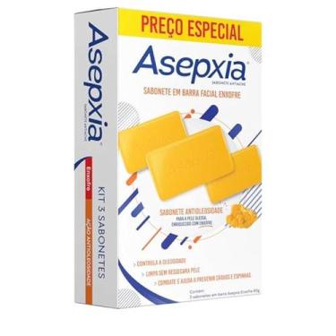 Imagem de Kit 3 Sabonetes Antiacne Acao Antioleosidade - Asepxia