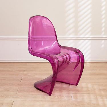 Imagem de Cadeira De Bar Moderna Em Forma De S,cadeira De Jantar Em Forma De Bar,cadeira De Plástico Acrílico De Designer Criativo,cadeira De Celebridade Transparente Na Internet,tamboret, 5, One Size