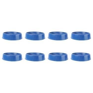 Imagem de Popetpop – 8 peças de plástico para ninho de pássaros, tigela para ninho de pombo, ninho para procriação de pombos, codornas e pássaros pequenos