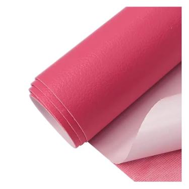 Imagem de Couro autoadesivo Remendo Autoadesivo Para Reparo De Couro, Kit De Reparo De Sofá De Couro, Tecido De Couro Vinílico À Prova D'água Para Reparo De Móveis(Rose)