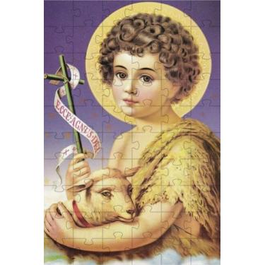 Imagem de Quebra-cabeça sagrado São João em 60 Peças - Coleção Tea e Amor
