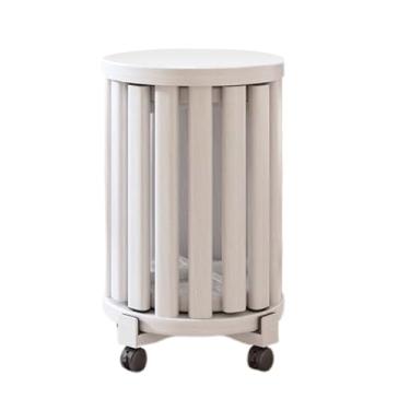 Imagem de Mesas de Aninhamento | Mesa de Apoio Lateral Com Rodas | Mobiliário Moderno Multifuncional para Diversos Espaços: Escritórios Domésticos, Sala de Estar, Quarto, Pátio Exterior e Área de
