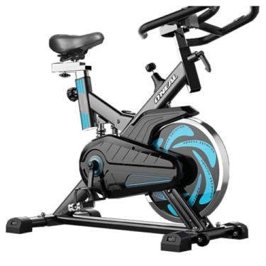 Imagem de Bicicleta Spinning Ergométrica Semi Profissional com Correia, 15 Níveis de Resistência, Flywheel 11kg, Banco Ajustável – Uso Residencial e Estúdios