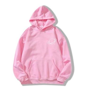 Imagem de Moletom Canguru Unissex Com Capuz Algodão Flanelado Feminino e Masculi