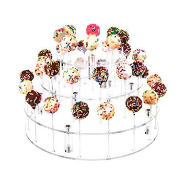 Imagem de Suporte para bolo POP ..., Clear, Round (9 Rods), 1