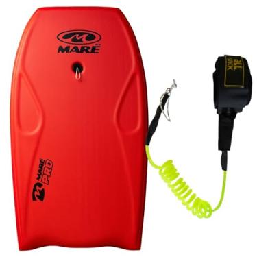 Imagem de Prancha Bodyboard Semi Profissional Maré Pró c/ Leash (Vermelho c/ leash punho)