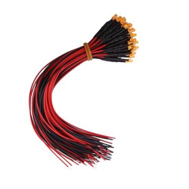 Imagem de Xixian 50pcs LEDs pré -compensados, Multicoloris Light 3/5/10mm para Iluminação de Hobby, Carro, Barco, Industrial, DIY, 20 Cm de Comprimento (3mm)