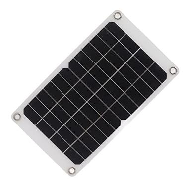 Imagem de ZJchao Carregador de Bateria Solar, Mantenedor de Bateria Solar 12V 7,8W Kit de Painel do Painel Com, Fio de Clipe, Carregador de Carro e Cabo USB para Soluções de Energia Eficientes