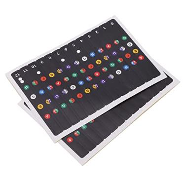 Imagem de Phefop Acordos Coloridos de Teclado de Tastose de Ukulele Sem Danos, Dirigindo para Os Dedos Dos Dedos