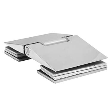 Imagem de Fockety Hardware de Aço Inoxidável, Dobradiça de Porta de Vidro Com Dobradiça Dupla, Garantia de Qualidade Com Acessórios Completos e Instalação Fácil, Durável para Porta de Vidro