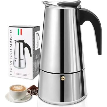 Imagem de Cafeteira Italiana Aço Inox Faz, Cafeteira Moka, Moka, Cafeteira Italiana 9 Xicaras, 450ml