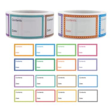 Imagem de ccHuDE 400 etiquetas removíveis de alimentos adesivos de armazenamento de data de alimentos autoadesivos adesivos de alimentos pequenos rolos adesivos de recipiente de alimentos para geladeira escreva