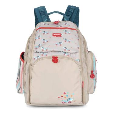Imagem de Mochila Maternidade Bebê Fisher Price com Trocador Portátil