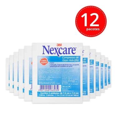 Imagem de Kit Compressa Gaze Estéril 3M Nexcare - 12 Pacotes