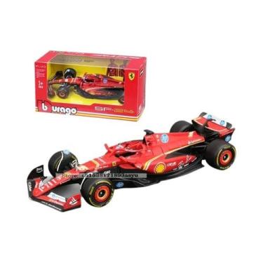 Imagem de Ferrari SF24.  16 Leclerc.  55 Sainz Jr. 1:43 Escala Bburago F1 2024 C