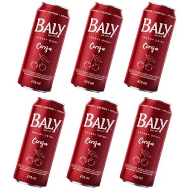 Imagem de Baly Energético Cereja 473 ml Com 6 unidades