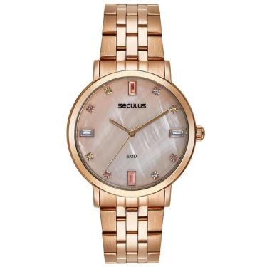 Imagem de Relógio Feminino Seculus Glitter e Cristais 44245LPSVRS2-Feminino