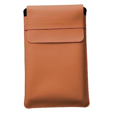 Imagem de Luvas Pasta Capa Case Para Notebook Couro Caramelo