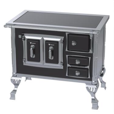 Imagem de Fogao a Lenha Venax GII n 1 Sec XVIII Premium Preto SE