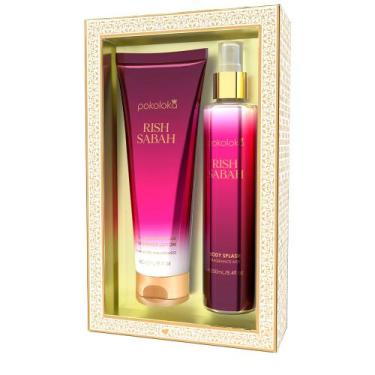 Imagem de Pokoloka Kit Loção Body Splash Rish Sabah 250ml + Body Lotion 240ml