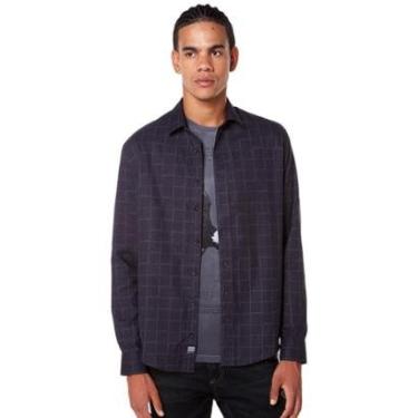 Imagem de Camisa John John Masculina Relaxed Mini Line Preta-Masculino