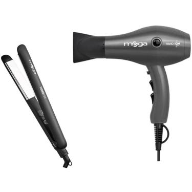 Imagem de Kit Mega - Secador De Cabelo Nano Ion 2000W 220V + Prancha Turbo Pro 230ºc Biv