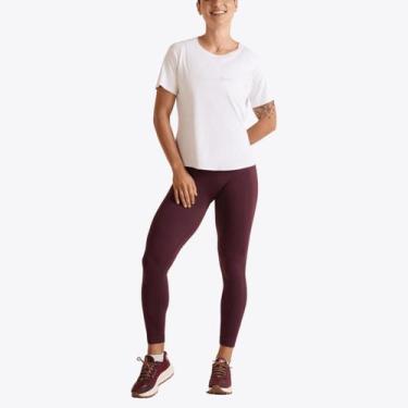 Imagem de Camiseta Feminina Lupo Básica Fitness Poliamida - 77052, Branco, GG