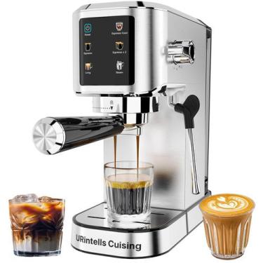 Imagem de Máquina de café expresso Urintells Cuising 20 Bar com batedor de leite