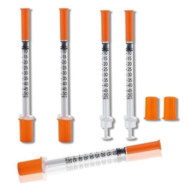 Imagem de Seringa descartável HANTSKOP 0,5 mL 30G 0,5 cc 8 mm, pacote com 100