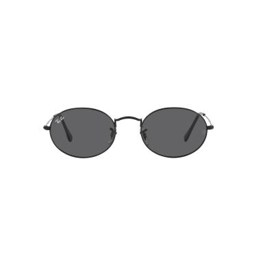 Imagem de Óculos de Sol Ray-Ban Oval 0RB3547 002/B1 Tam 54 / Preto - Lentes Cinza Escuro