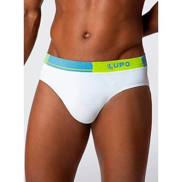 Imagem de Cueca Slip Lupo 00691-003 Masculina Sem Costura Microfibra T. P/GG, GG