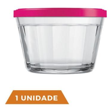 Imagem de 20Potes Americano Vidro Tampa Colorida Alimento 1Litro Nadir - NADIR F