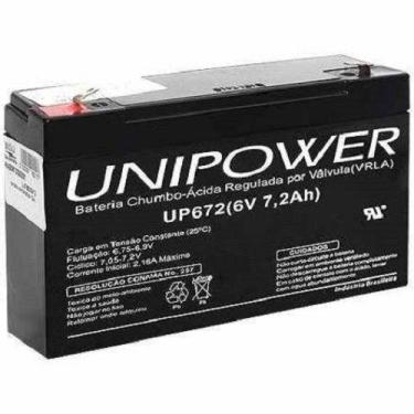 Imagem de Bateria Unipower 6v 7,2ah Brinquedo Bandeirantes Magic Toys Biemme