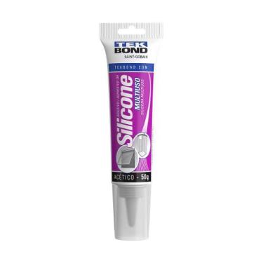Imagem de Adesivo de Silicone Acetico 50G Transparente - Tekbond 22031008100