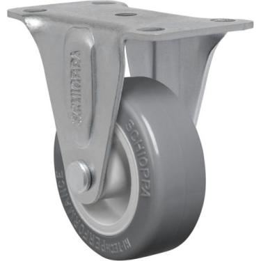 Imagem de Rodízio Roda Fixo Fl 210 50mm Sem Freio Pvc Anti Risco Forte 40kg - SC